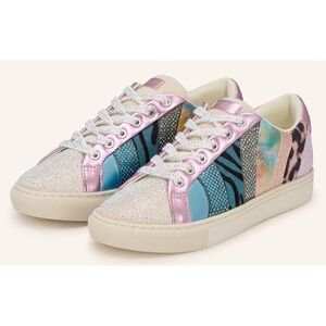 Kurt Geiger London Lane wave Mixed Print Crystal
sneakers NWT